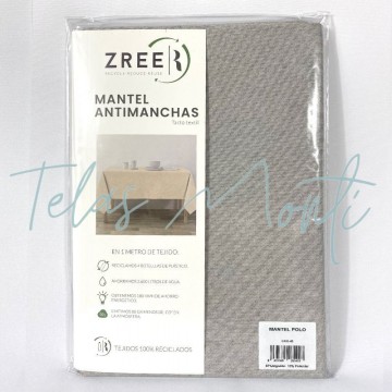 Mantel antimanchas gris 100CMX140CM