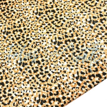 Tela de algodón 100% leopardo