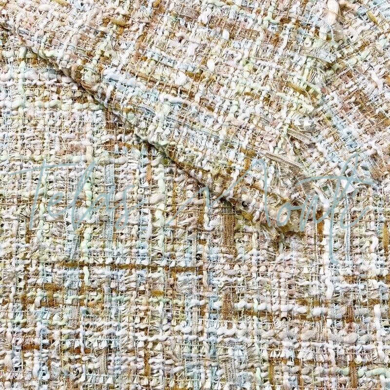 Chanel Tweed Fabric  Etsy