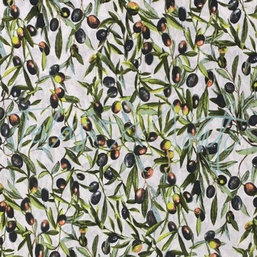 Tela de loneta olivas