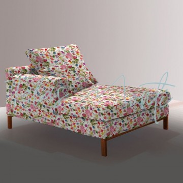 Tapizado de sofá tela antimanchas flowers