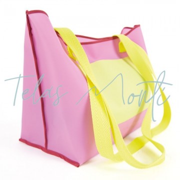 Bolsa de tela impermeable PVC lila