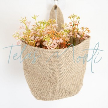 Bolsa de flores de tela de saco impermeable