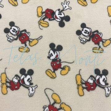 Tela de coralina estampada Mickey Mouse