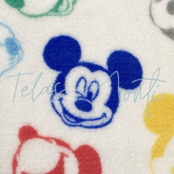 Tela de coralina estampado Mickey colores