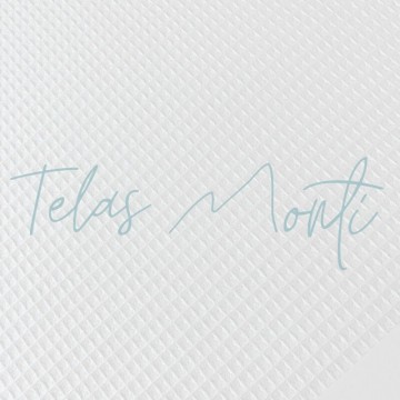 Tela waffle o gofre color blanco
