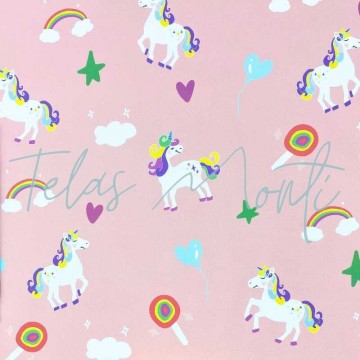 Tela impermeable unicornios
