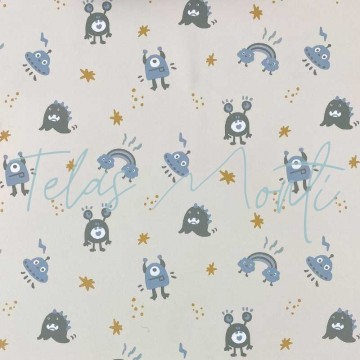 Tela impermeable monstruos
