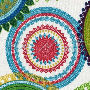 Tela de loneta mandalas