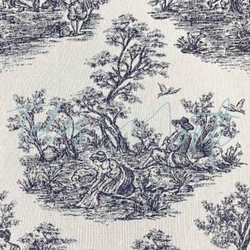 Tela tapiz toile de jouy