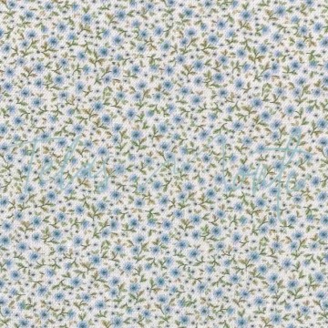 Tela sarga viscosa celeste