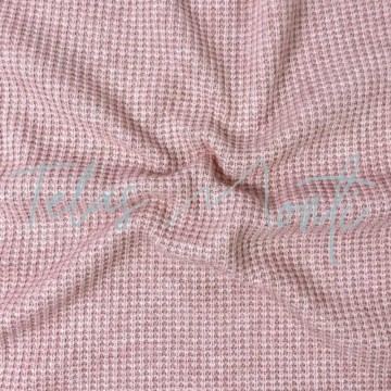 Tela punto vigore rosa vintage