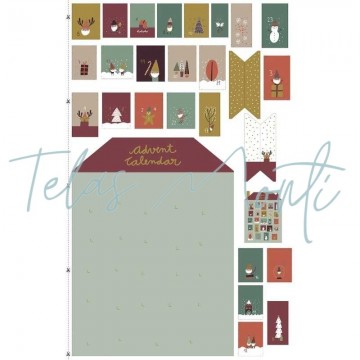 Tela calendario adviento