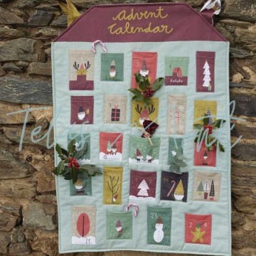 Tela calendario de adviento