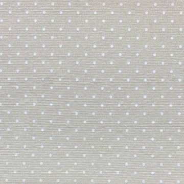 Tela antimanchas beige topo blanco