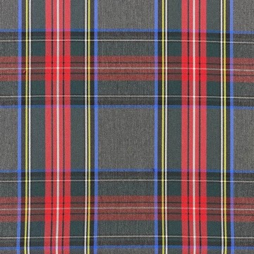 Tela cuadro escocés rojo gris