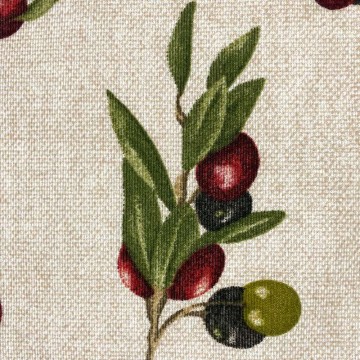 Tela antimanchas oliva