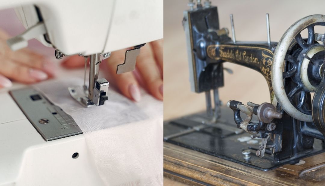 Dos máquinas de coser